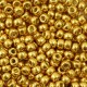 Miyuki rocailles Perlen 8/0 - Duracoat galvanized yellow gold 8-4203